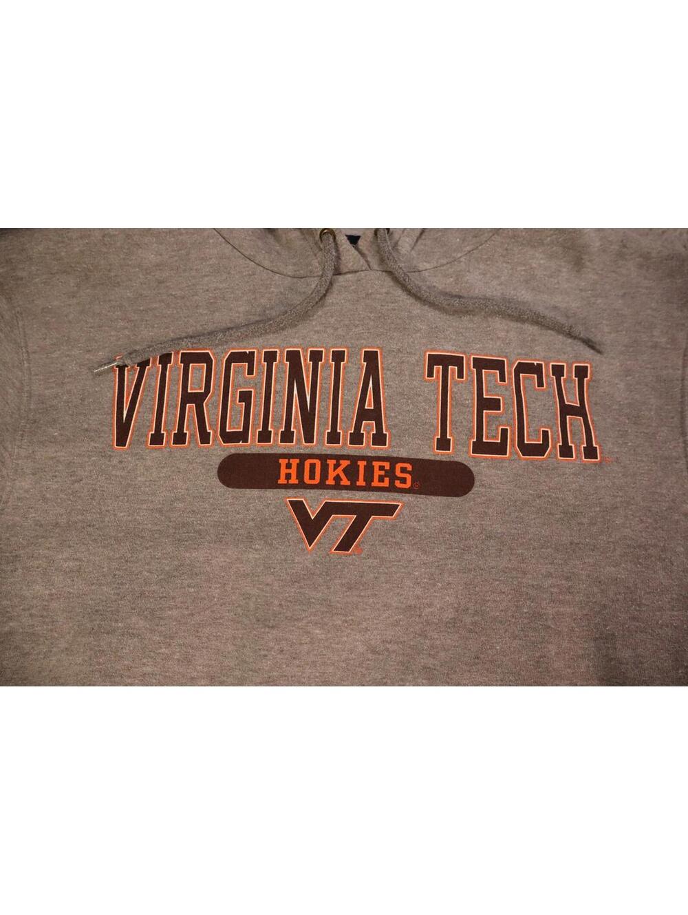 Jansport Hoodie Virginia Tech Hokies Men Small Grey Granola